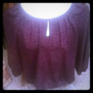 EUC Banana Republic print blouse